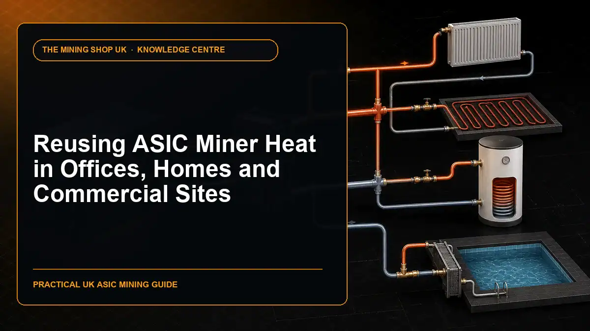 Reusing ASIC Miner Heat in Offices, Homes and Commercial Sites illustrated guide cover