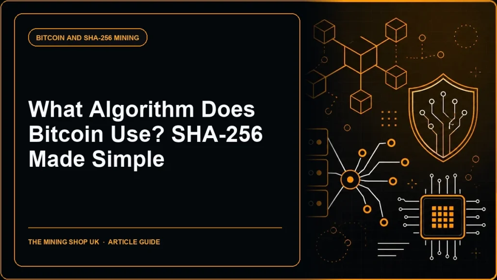 What Algorithm Does Bitcoin Use guide cover