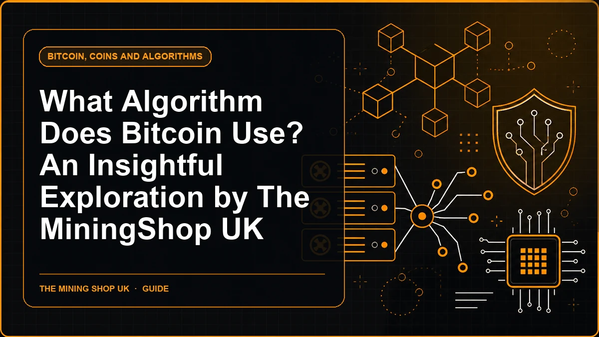 What Algorithm Does Bitcoin Use? An Insightful Exploration by The MiningShop UK guide cover