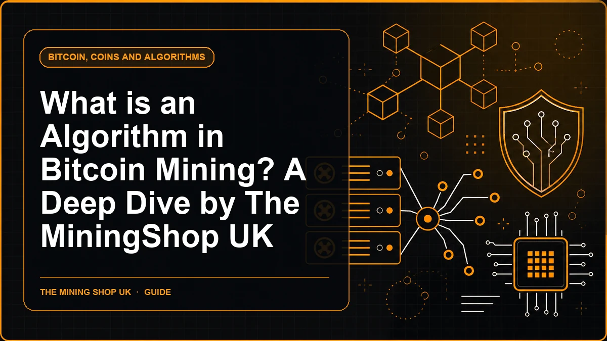 What is an Algorithm in Bitcoin Mining? A Deep Dive by The MiningShop UK guide cover