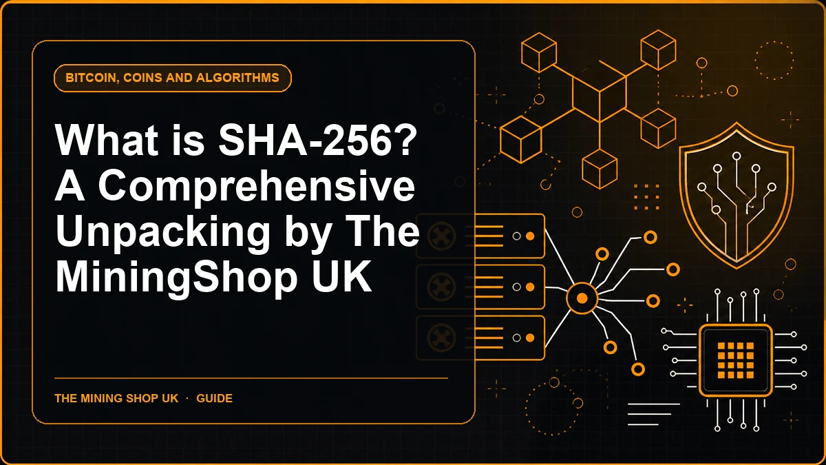 What is SHA-256? A Comprehensive Unpacking by The MiningShop UK guide cover