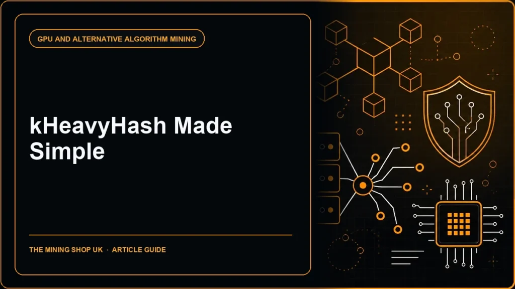 kHeavyHash Kaspa mining guide cover