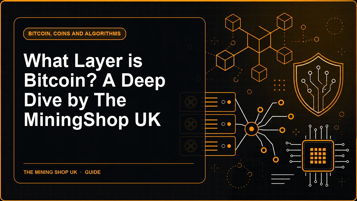 What Layer is Bitcoin? A Deep Dive by The MiningShop UK guide cover