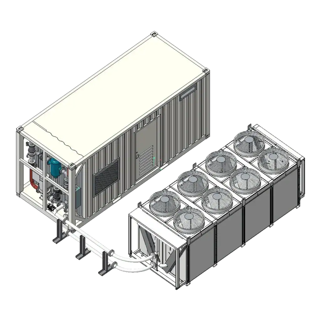 Bitdeer MINERBASE W20 UL Hydro Mining Container