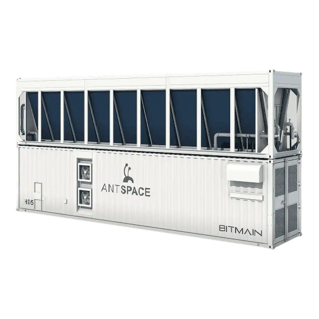 Bitmain ANTSPACE HD5 1.5MW Hydro Mining Container