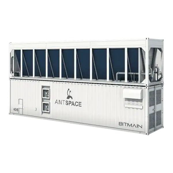 Bitmain ANTSPACE HD5 1.5MW Hydro Mining Container