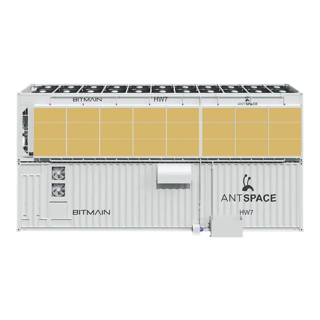 Bitmain ANTSPACE HW7 2MW Hydro Mining Container