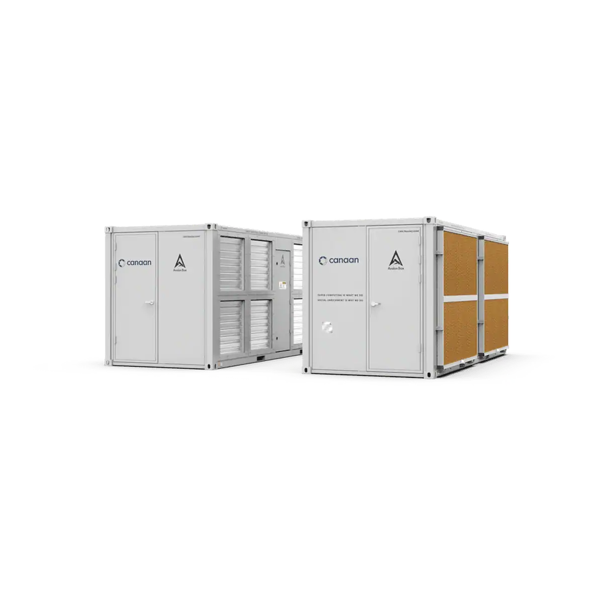 Canaan Avalon 20 ft Air Cooling Mining Container — main product view; representative hardware