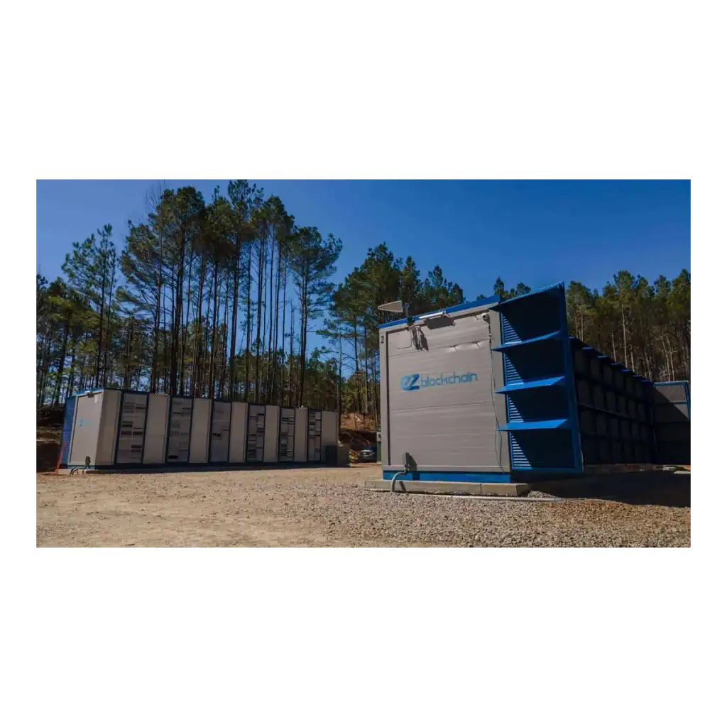 EZ Blockchain Smartbox SB2000 Air Mining Container — installation or interior view 1
