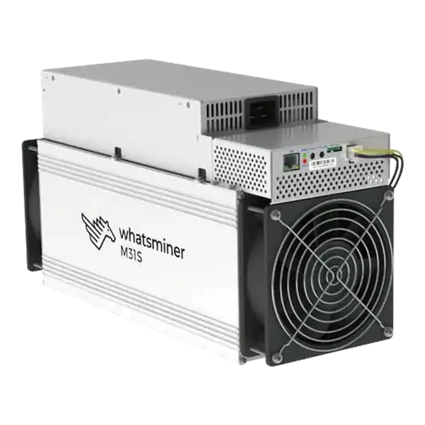 MicroBT Whatsminer M31S 72Th SHA-256 Bitcoin Miner — main product view