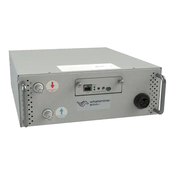 MicroBT Whatsminer M54S++ Hydro 190Th SHA-256 Bitcoin Miner — main product view