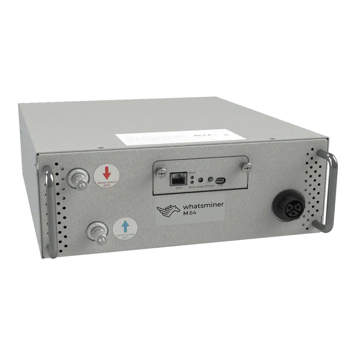 MicroBT Whatsminer M74S+ Hydro 332Th SHA-256 Bitcoin Miner 1 MicroBT Whatsminer M74S+ Hydro 332Th SHA-256 Bitcoin Miner — main product view; representative hardware