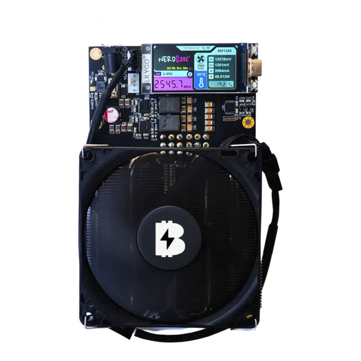 NerdQAxe+ Rev 5.0 2.5Th SHA-256 Bitcoin Miner 2 NerdQAxe+ Rev 5.0 2.5Th SHA-256 Bitcoin Miner — product view 2