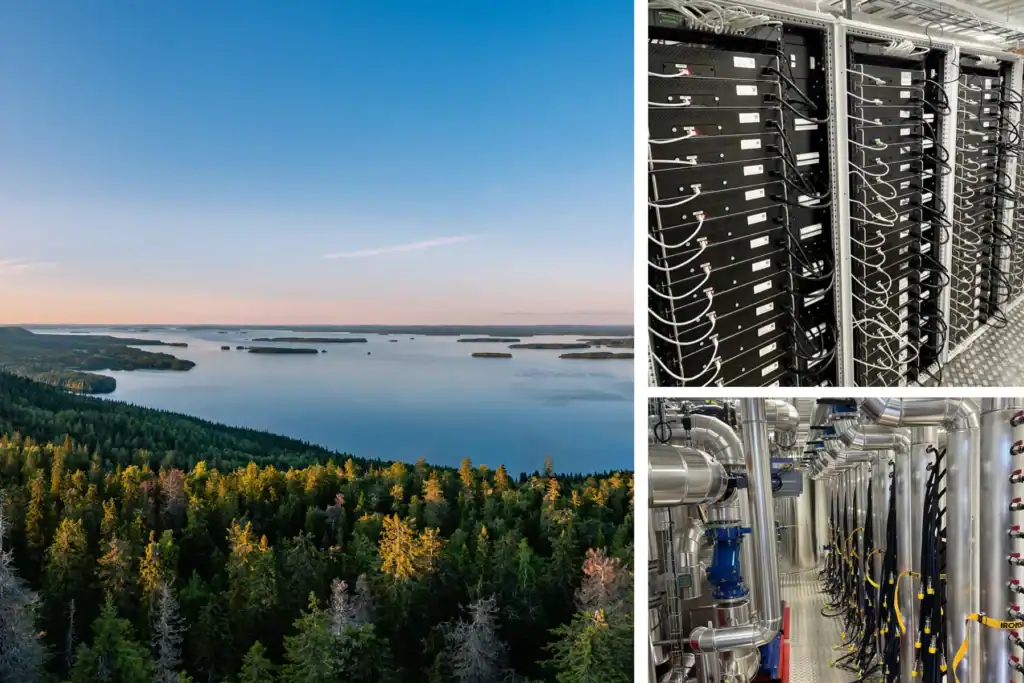 Terahash project imagery of Finland and the Genesis heating installation