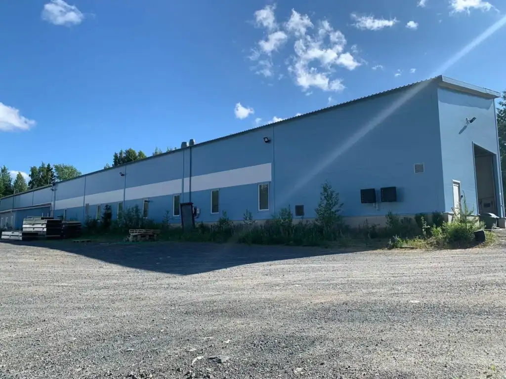 Industrial building at the SunBit Vimpeli project