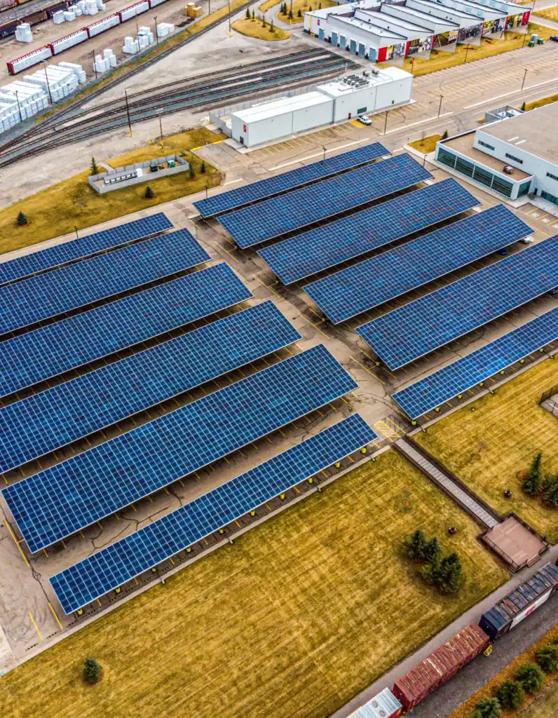 Solar installation pictured in the Sunport and MintGreen partnership announcement